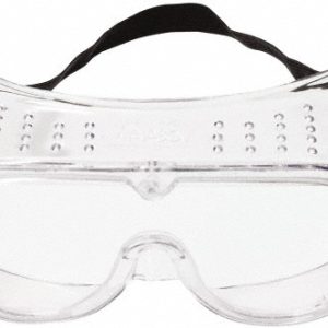 3M Safety Goggles: Impact, Uncoated, Clear Polycarbonate Lenses 7010340634