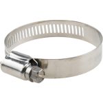 VALUE COLLECTION Worm Gear Clamp: SAE 28, 1-1/4 to 2-1/4" Dia, Stainless Steel Band MS01D3357-THA
