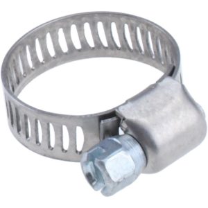 VALUE COLLECTION Worm Gear Clamp: SAE 6, 5/16 to 7/8" Dia, Stainless Steel & Carbon Steel Band XM01B0822