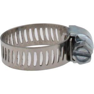 VALUE COLLECTION Worm Gear Clamp: SAE 6, 5/16 to 7/8" Dia, Stainless Steel & Carbon Steel Band XM01B0822B-THA