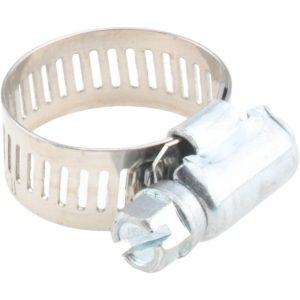 VALUE COLLECTION Worm Gear Clamp: SAE 8, 7/16 to 1" Dia, Stainless Steel & Carbon Steel Band MS01B1125B-THA