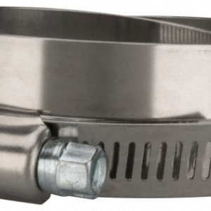 VALUE COLLECTION Worm Gear Clamp: SAE 80, 3-1/2 to 5-1/2" Dia, Stainless Steel & Carbon Steel Band MS01B89140-THA