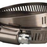 VALUE COLLECTION Worm Gear Clamp: SAE 72, 3 to 5" Dia, Stainless Steel & Carbon Steel Band MS01B76127