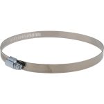VALUE COLLECTION Worm Gear Clamp: SAE 96, 4-1/2 to 6-1/2" Dia, Stainless Steel & Carbon Steel Band MS01B115165B