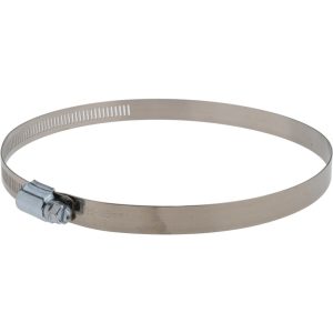 VALUE COLLECTION Worm Gear Clamp: SAE 96, 4-1/2 to 6-1/2" Dia, Stainless Steel & Carbon Steel Band MS01B115165B