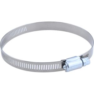 VALUE COLLECTION Worm Gear Clamp: SAE 64, 2-1/2 to 4-1/2" Dia, Stainless Steel & Carbon Steel Band MS01B64114B