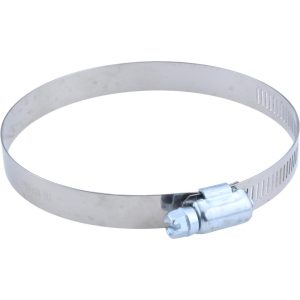 VALUE COLLECTION Worm Gear Clamp: SAE 56, 3 to 4" Dia, Stainless Steel & Carbon Steel Band MS01B78102B