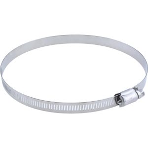 VALUE COLLECTION Worm Gear Clamp: SAE 96, 4-1/2 to 6-1/2" Dia, Stainless Steel Band MS01D115165