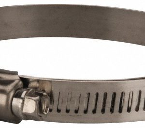 VALUE COLLECTION Worm Gear Clamp: SAE 56, 3 to 4" Dia, Stainless Steel Band MS01D78102-THA