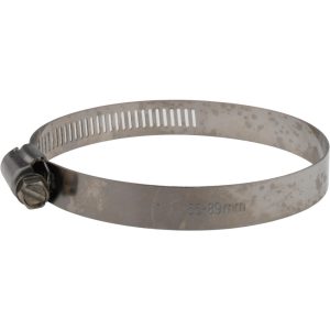 VALUE COLLECTION Worm Gear Clamp: SAE 48, 2-1/2 to 3-1/2" Dia, Stainless Steel Band MS01D6589-THA