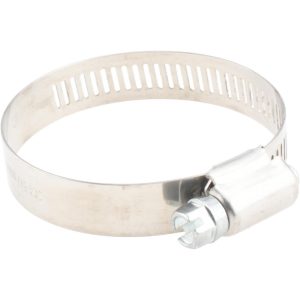 VALUE COLLECTION Worm Gear Clamp: SAE 28, 1-1/4 to 2-1/4" Dia, Stainless Steel & Carbon Steel Band MS01B3357-THA