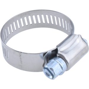 VALUE COLLECTION Worm Gear Clamp: SAE 16, 11/16 to 1-1/2" Dia, Stainless Steel & Carbon Steel Band MS01B1938-THA