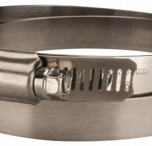 VALUE COLLECTION Worm Gear Clamp: SAE 176, 9-1/2 to 11-1/2" Dia, Stainless Steel Band MS01D241292