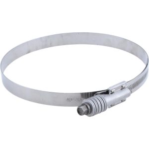 VALUE COLLECTION Constant Torque Clamp: 5.75 to 6.625" Hose, 5/8" Wide, Stainless Steel MS09D146168