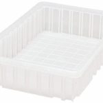 QUANTUM STORAGE Polypropylene Dividable Storage Tote: DG92035CL