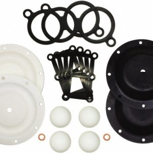 SANDPIPER Diaphragm Pump Fluid Section Repair Kit: Santoprene, Includes Check Balls, Diaphragms & Gasket, Use with S07 & S10 476.166.354