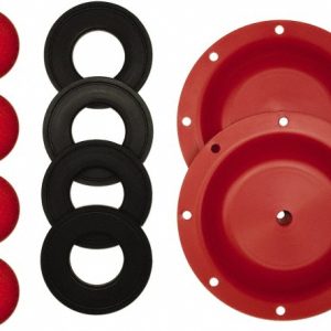 SANDPIPER Diaphragm Pump Fluid Section Repair Kit: Santoprene, Includes Check Balls, Diaphragms & Gasket, Use with S05 Non-Metallic 476.202.354
