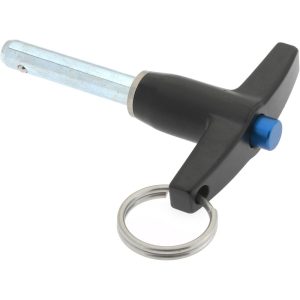 GIBRALTAR Quick-Release Pin: T-Handle, 1/4" Pin Dia, 1" Usable Length LBT-112