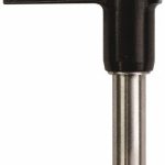 GIBRALTAR Quick-Release Pin: L-Handle, 1/4" Pin Dia, 2-1/2" Usable Length LBL-SS7114