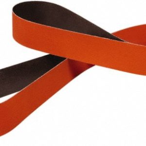 3M Abrasive Belt: 3" Wide, 132" Long, 60 Grit, Ceramic 7100010398