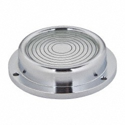 GEIER & BLUHM, INC. 2-3/4 Inch Base Diameter x 0.69 Inch Overall Height, 7 Circles, Brass Bull's Eye Circular Level 2-24016