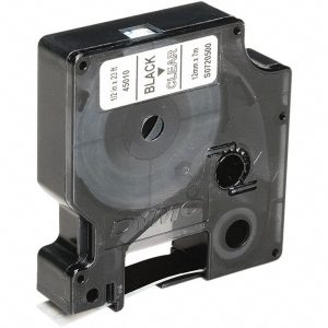 ABILITYONE Label Maker Label: Black on Clear, 1/2" OAW 7510016576747