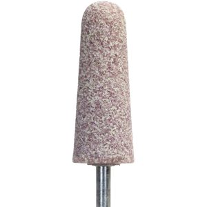 NORTON Mounted Point: 1" Thick, 1/4" Shank Dia, A3, 36 Grit, Extra Coarse 61463686138
