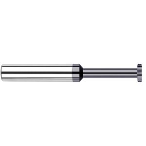 HARVEY TOOL Woodruff Keyseat Cutter: 1/4" Cut Dia, 1/8" Cut Width, 1/4" Shank Dia, Straight Tooth 900095-C3