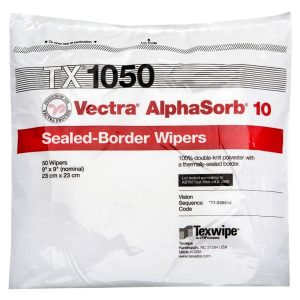 TEXWIPE Vectra® AlphaSorb® 10 TX1050 Dry Cleanroom Wipers, Non-Sterile TX1050