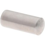 ELECTRO HARDWARE Precision Dowel Pin: 2.5 x 6 mm, Stainless Steel, Grade 416, Passivated Finish MDP416-2.5MM-6