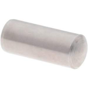 ELECTRO HARDWARE Precision Dowel Pin: 2.5 x 6 mm, Stainless Steel, Grade 416, Passivated Finish MDP416-2.5MM-6