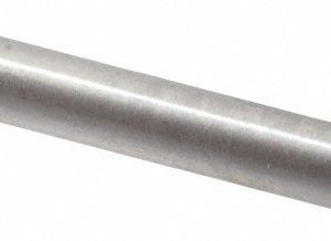 ELECTRO HARDWARE Precision Dowel Pin: 2.5 x 20 mm, Stainless Steel, Grade 416, Passivated Finish MDP416-2.5MM-20