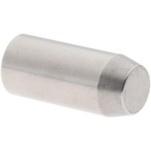 ELECTRO HARDWARE Precision Dowel Pin: 5 x 12 mm, Stainless Steel, Grade 416, Passivated Finish MDP416-5MM-12