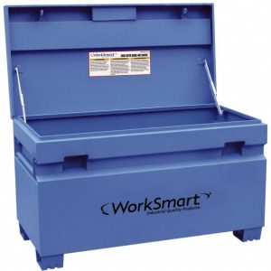VALUE COLLECTION Jobsite Chest: 48" Wide, 24-3/16" Deep, 28-5/16" High, Steel, Blue PS-MH-SITE-003