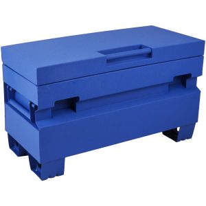 VALUE COLLECTION Jobsite Chest: 36" Wide, 17" Deep, 21-5/16" High, Steel, Blue PS-MH-SITE-002