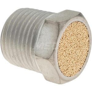 PRO-SOURCE Pneumatic Breather Vent Muffler: 3/8" Male NPT 4430003850PRO