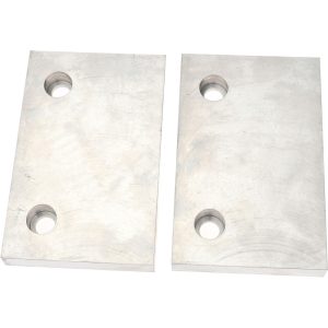 GIBRALTAR Vise Jaw: 6.00" Wide, 4" High, 0.7500" Thick, Flat 428-1074