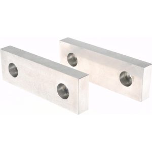 GIBRALTAR Vise Jaw: 6.00" Wide, 2" High, 0.7500" Thick, Flat 428-1075