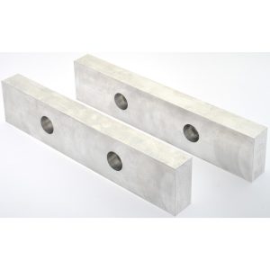 GIBRALTAR Vise Jaw: 12.00" Wide, 2-1/2" High, 1.2500" Thick, Flat 428-1078