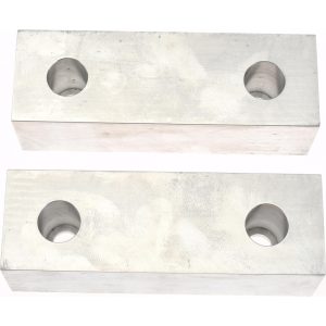 GIBRALTAR Vise Jaw: 6.00" Wide, 2" High, 2.0000" Thick, Flat 428-1079