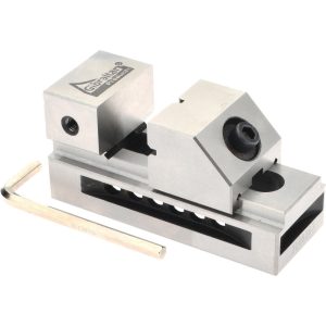 GIBRALTAR 1-27/64" Jaw Width, 1-1/2" Jaw Opening Capacity, 0.91" Jaw Height, Toolmaker's Vise TVS-15