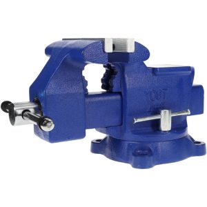 GIBRALTAR Bench & Pipe Combination Vise: 5.5" Jaw Width, 5" Jaw Opening, 3-1/4" Throat Depth G56412
