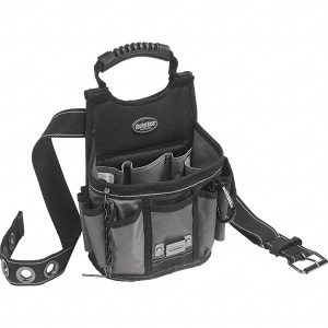 BUCKET BOSS Tool Pouch: 13 Pockets, Black 55300