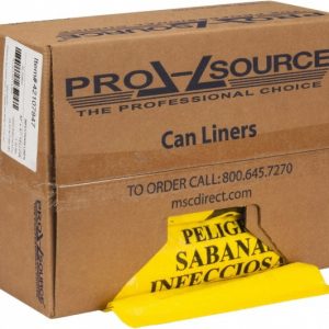 PRO-SOURCE Pack of (150) 45 Gal Capacity, Yellow, Hazardous Waste Bags PSIL4047