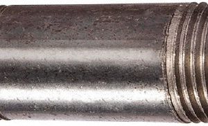 VALUE COLLECTION Black Pipe Nipple: 2" Dia x 4-1/2" Long, Schedule 80 588-045XSBC