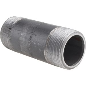 VALUE COLLECTION Black Pipe Nipple: 1-1/2" Dia x 4-1/2" Long, Schedule 80 587-045XSBC
