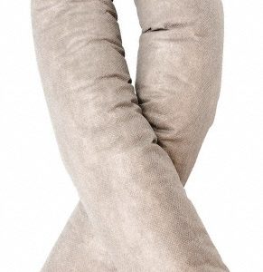 BRADY SPC SORBENTS Sock: Universal, 3" Dia, 42" OAL, 84 gal Absorption, Cellulose, White BSC40