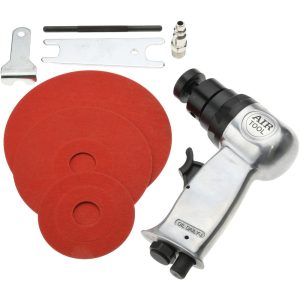 VALUE COLLECTION Air Orbital Sander: Round, 3 4-1/2 & 5-1/2" Pad, 16,000 OPM WFS-1033