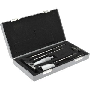 SPI Mechanical Depth Micrometer: 4'' Range, 4 Rods MS1536-05