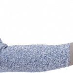 MAPA PROFESSIONAL Cut & Puncture-Resistant Sleeve: Size Universal, HDPE, Blue, ANSI Cut A4 537012